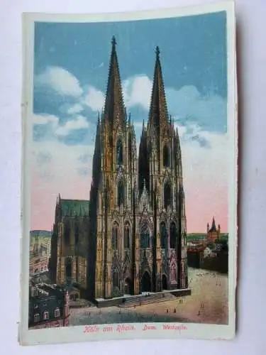 Alte AK Köln Dom Westseite um 1940 [B1145]