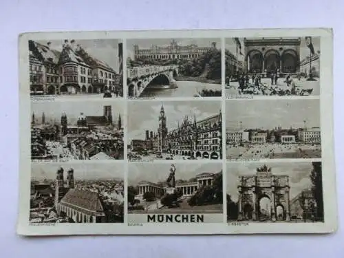 Alte AK München Mehrbildkarte um 1940 [B1150]