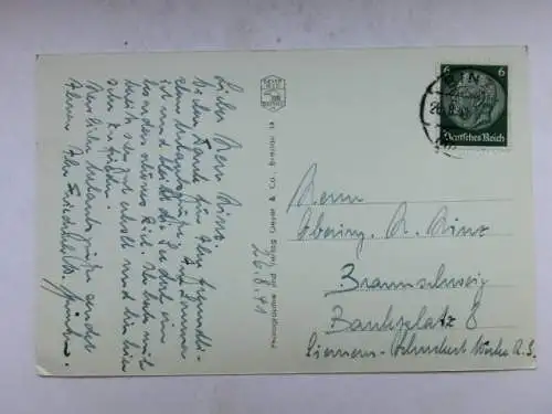 Alte AK Binz Rügen Kuranlagen 1941 [B1190]