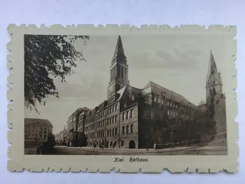 Alte AK Kiel Rathaus um 1940 [B1191]