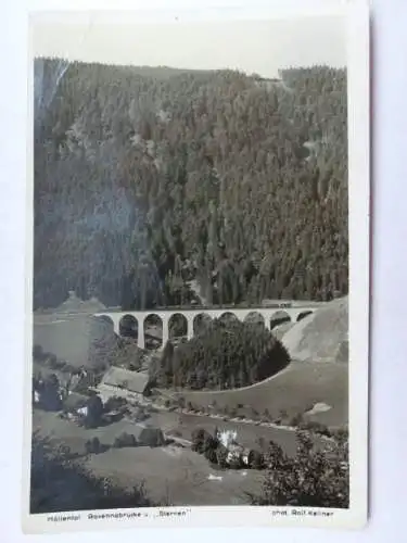 Alte AK Höllental Ravennabrücke Schwarzwald 1936 [B1197]