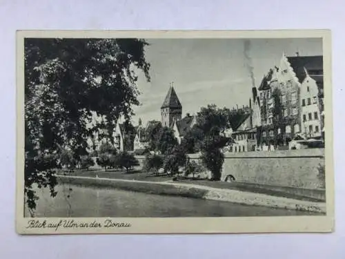 Alte AK Ulm Donau Stadtmauer 1947 [B1201]