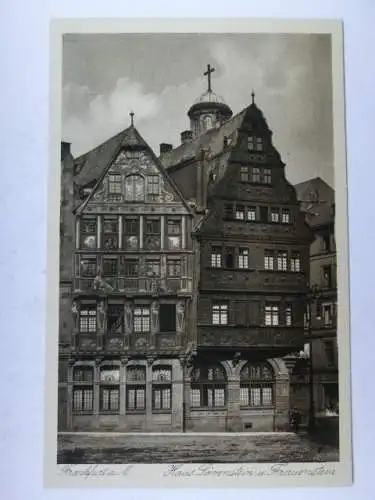 Alte AK Frankfurt Haus Löwenstein u. Frauenstein [B1216]