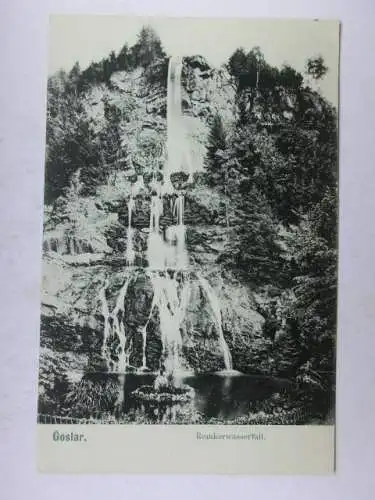 Alte AK Goslar Romkerwasserfall um 1910 [B1238]