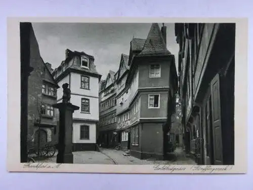 Alte AK Frankfurt Goldhutgasse Fünffingereck [W629]