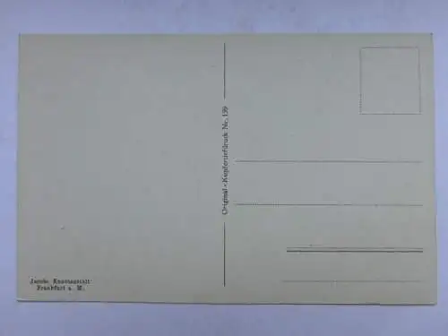 Alte AK Frankfurt Goldhutgasse Fünffingereck [W629]