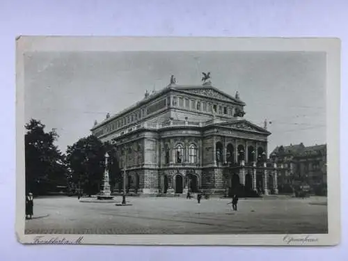 Alte AK Frankfurt Opernhaus 1925 [W630]