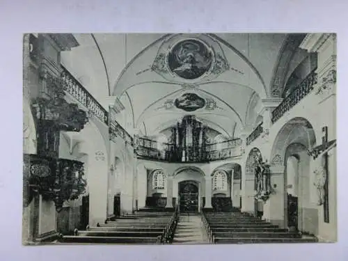 Alte AK Offenburg Klostertkirche 1910 [W661]