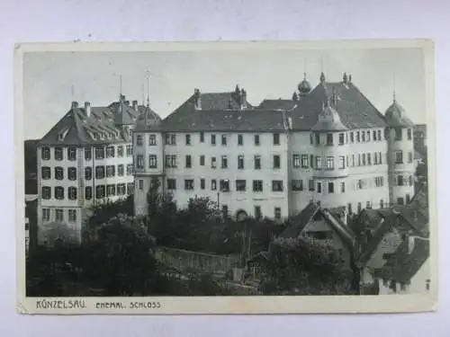 Alte AK Künzelsau Ehem.  Schloß 1936 [W667]