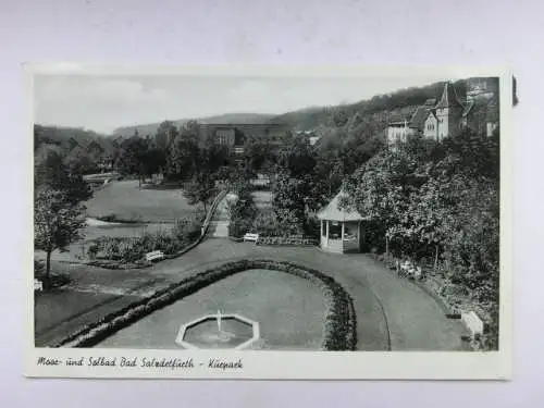 Alte AK Bad Salzdethfurth Kurpark um 1935 [W670]