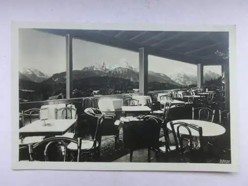 Alte AK Berchtesgaden Cafe Rottenhöfer Watzmann [W676]