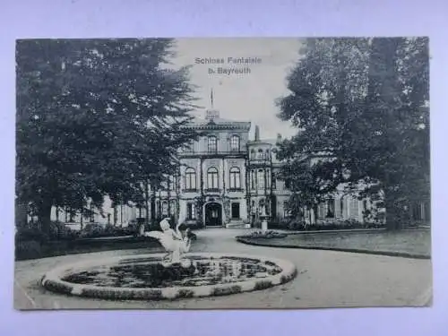 Alte AK Bayreuth Schloß Fantasie 1909 [W680]