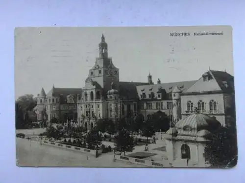 Alte AK München Nationalmuseum 1914 [W687]