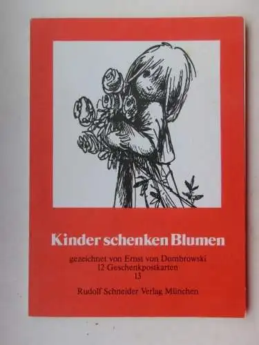 11 (v. 12) Künstlerkarten Ernst v. Dombrowski [Z1040]