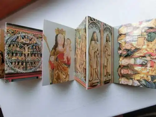 Alte AK Leporello Wolframs Eschenbach Liebfrauenmünster 7,5 x 9,5 [B1258]