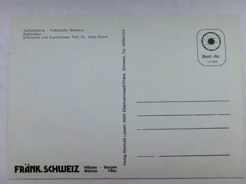 Alte AK Teufelshöhle Pottenstein [Z882]