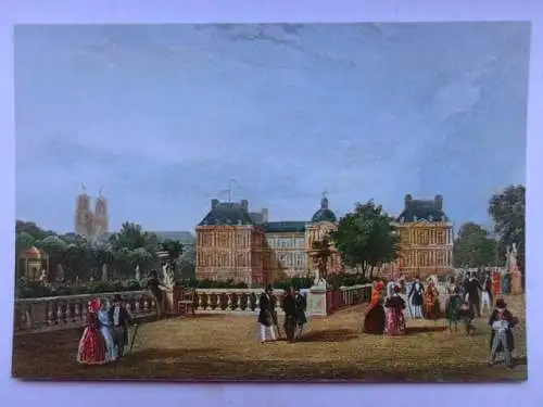 Alte AK Paris Les jardins du Luxembourg [Z917]