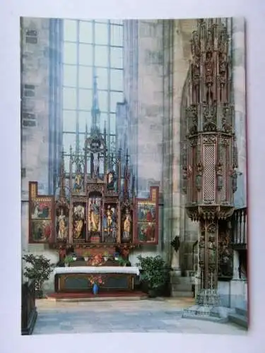 Alte AK Dinkelsbühl St. Georg Kreuzaltar [Z944]