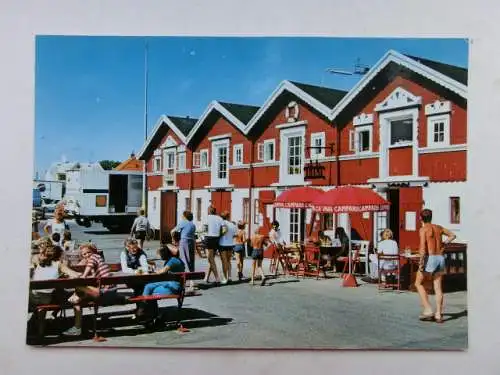 Alte AK Skagen Fischrestaurant Bindesboll Häuser [Z983]