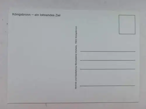 Alte AK Königsbronn Mehrbildkarte [Z985]