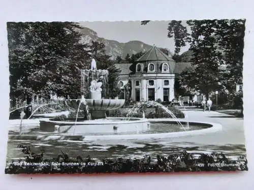 Alte AK Bad Reichenhall Sole Brunnen [Z989]