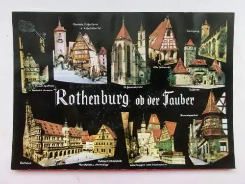 Alte AK Rothenburg Tauber [Z996]