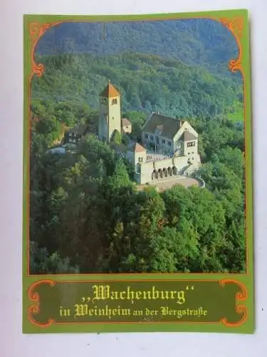 Alte AK Weinheim Bergstraße Wachenburg [aO1666]