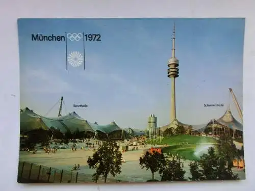 Alte AK München 1972 Olympiagelände [aO1668]