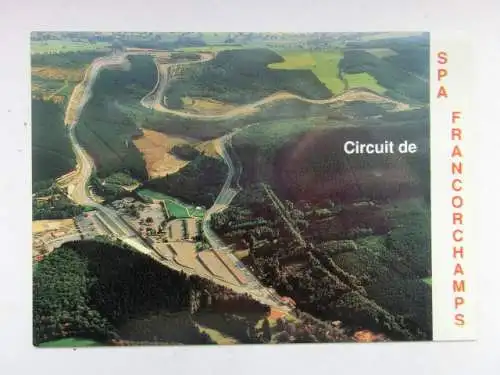 Alte AK Spa Circuit national Autorennen [aO1722]