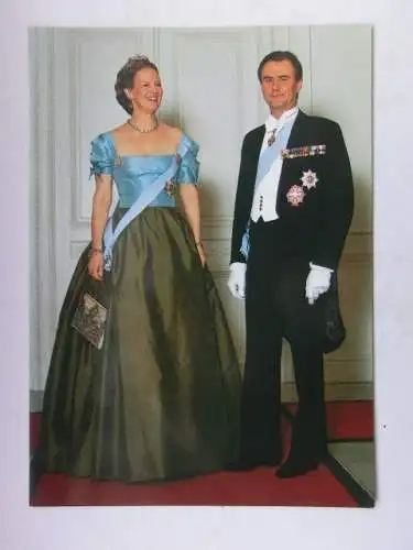 Alte AK Dänemark Königin Margrethen Prinz Henrik [aO1726]