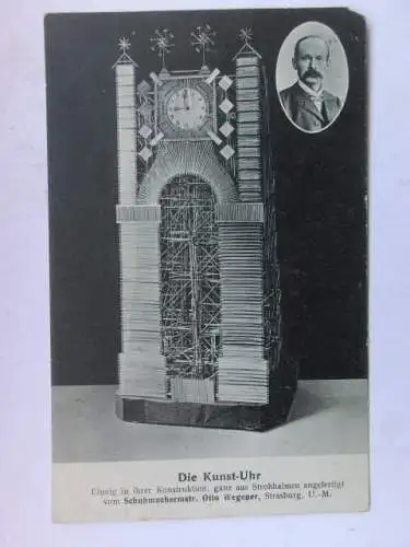 Alte AK Strasburg Kunst-Uhr Otto Wegener [R489]