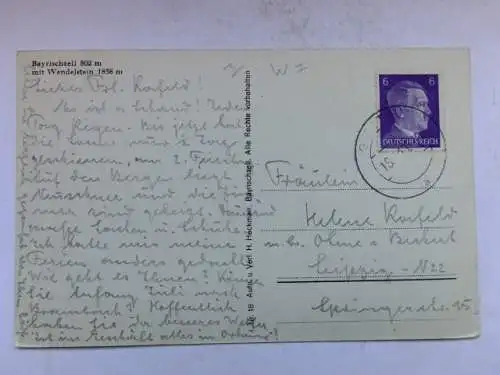 Alte AK Bayrischzell Wendelstein um 1940 [R512]