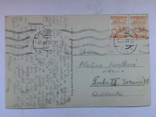Alte AK Berchtesgaden Königssee 1927 [R513]