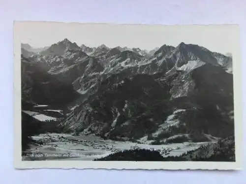 Alte AK Tannheim mit Geishorn Hochvogel 1941 [R521]