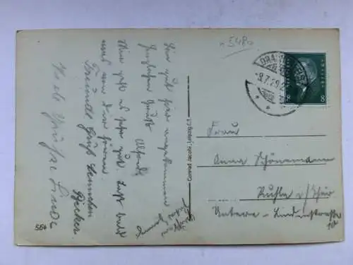 Alte AK Siebengebirge Insel Nonnenwerth 1929 [R531]