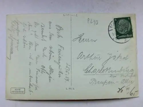 Alte AK Oberstdorf Christlesee Trettachspitze [R534]