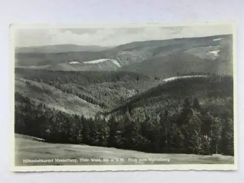 Alte AK Masserberg Wurzelberg 1938 [R544]