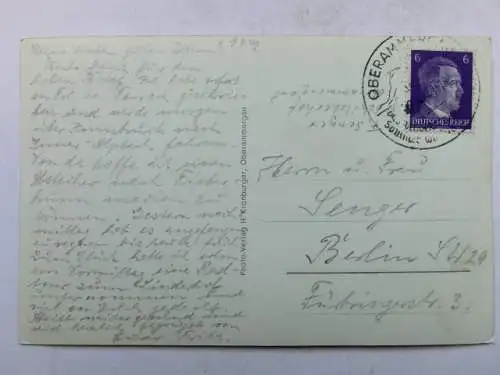 Alte AK Schloß Linderhof 1942 [R555]