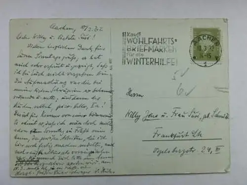 Alte AK Bad Aachen Dom 1932 [R640]