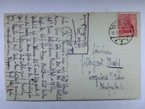 Alte AK Goslar Brusttuch 1919 [R647]