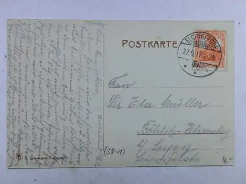 Alte AK Rübeland Harz Hermannshöhle 1917 [R649]