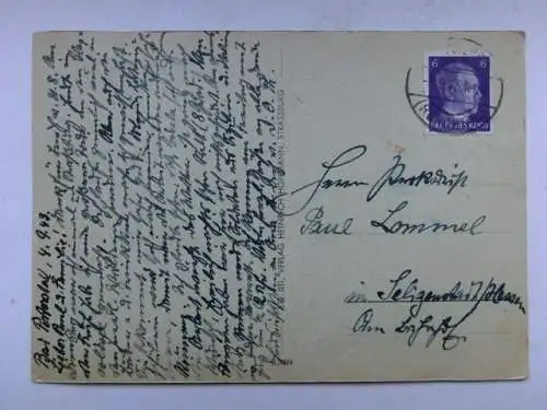 Alte AK Strassburg Münster 1943 [R651]