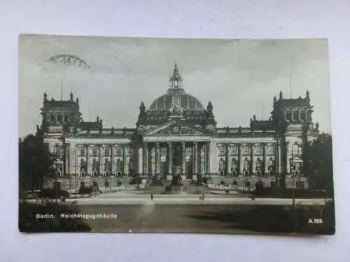 Alte AK Berlin Reichstagsgebäude 1927 [R660]