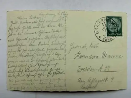 Alte AK Insel Mainau Fürstenhaus 1939 [R671]