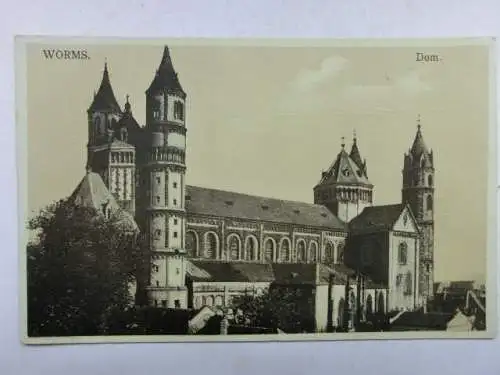 Alte AK Worm Dom [R681]