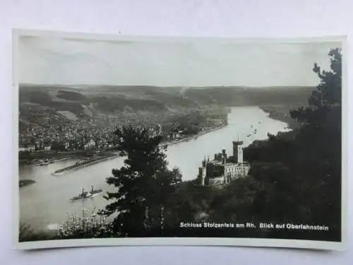 Alte AK Schloß Stolzenfels Oberlahnstein 1933 [R701]