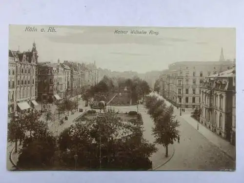 Alte AK Köln Kaiser Wilhelm Ring um 1920 [R703]