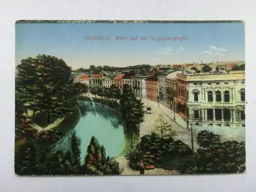 Alte AK Düsseldorf Hofgartenstraße 1925 [R715]