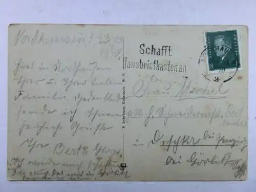 Alte AK Nordhausen Primariusgraben 1930 [R717]