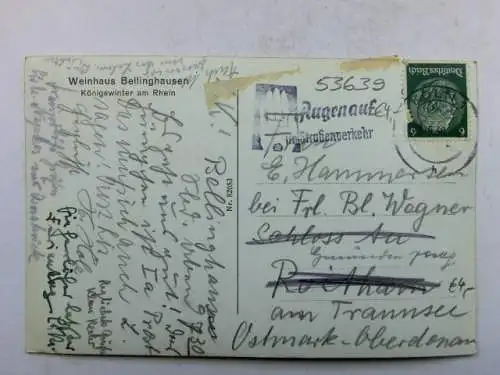 Alte AK Königswinter Siebengebirge (Textdruchdruck) [R576]